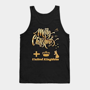 Merry Christmas United Kingdom Tank Top